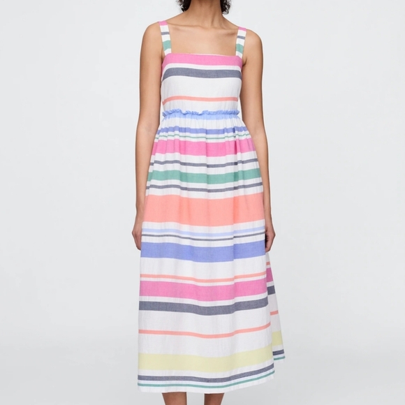 New GAP Striped Maxi Dress Size S - Picture 2 of 14